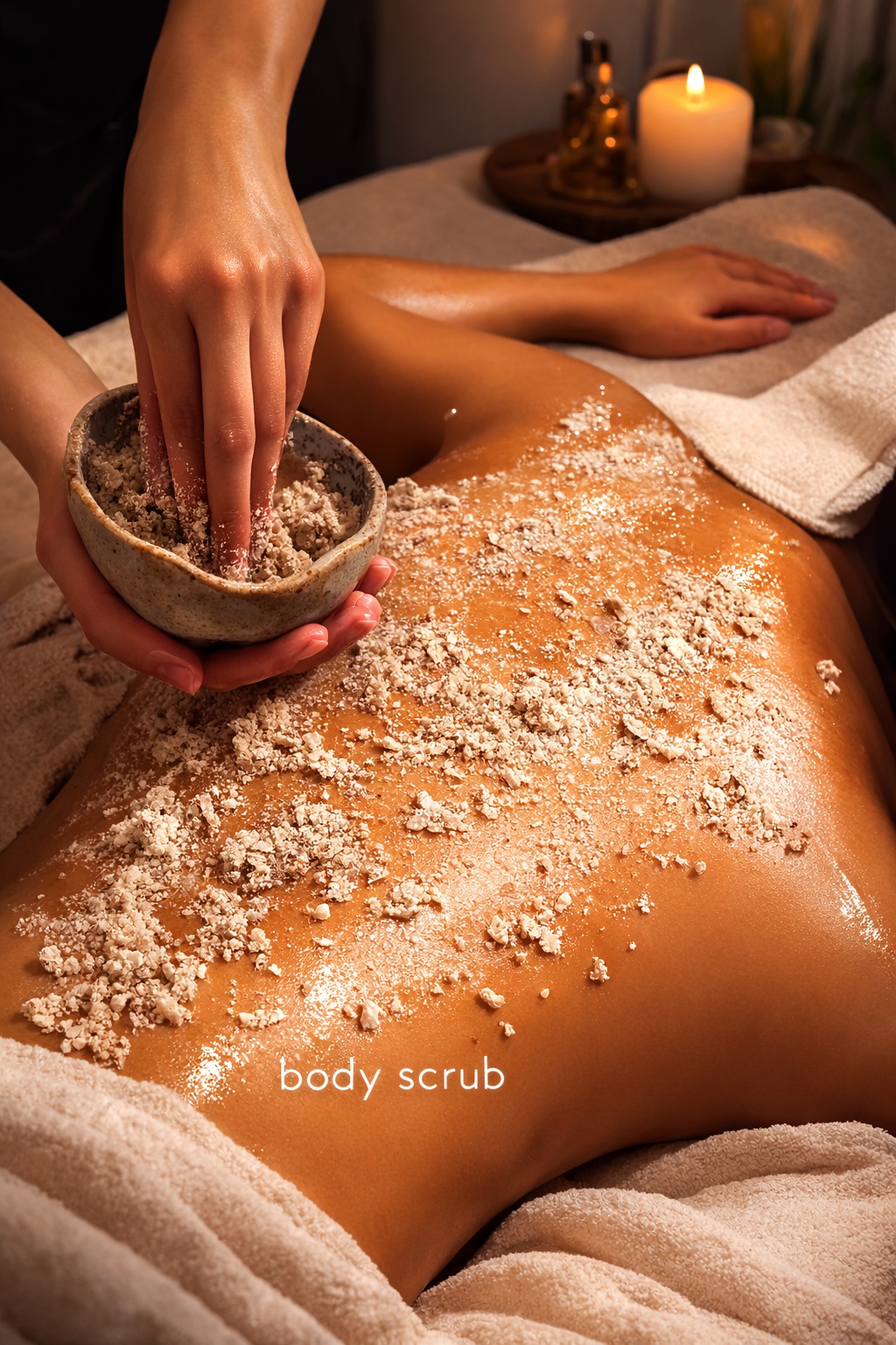 Thai therapist performing traditional back pressure massage